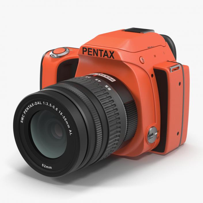 3D Pentax K-S1 Orange model