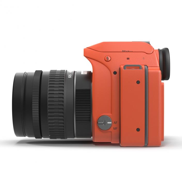 3D Pentax K-S1 Orange model