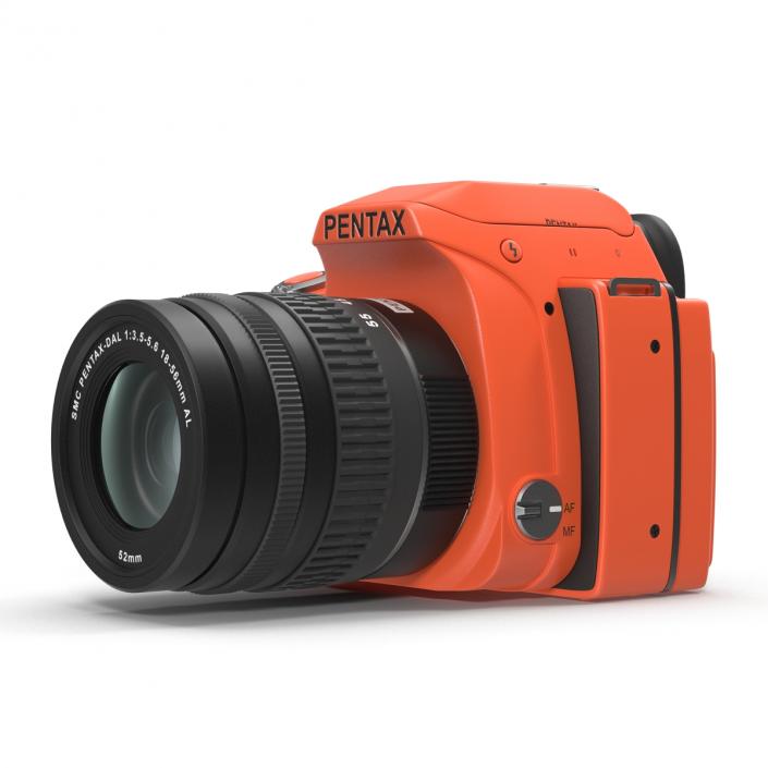 3D Pentax K-S1 Orange model
