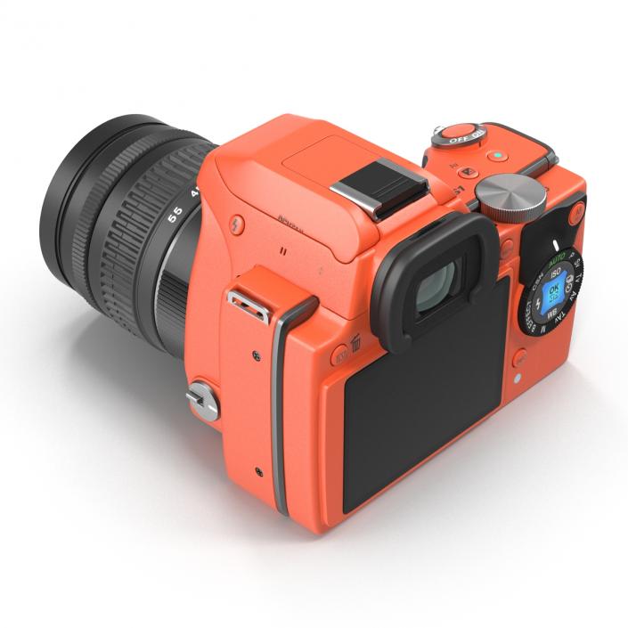 3D Pentax K-S1 Orange model