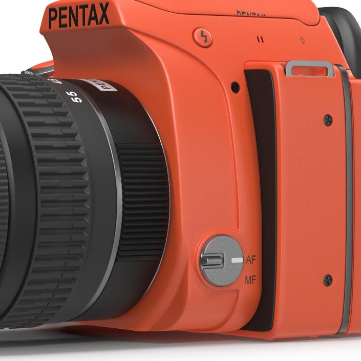 3D Pentax K-S1 Orange model