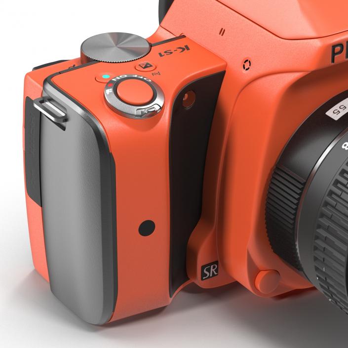 3D Pentax K-S1 Orange model