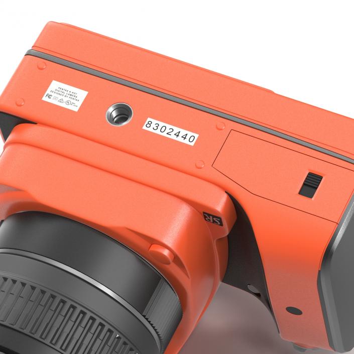 3D Pentax K-S1 Orange model