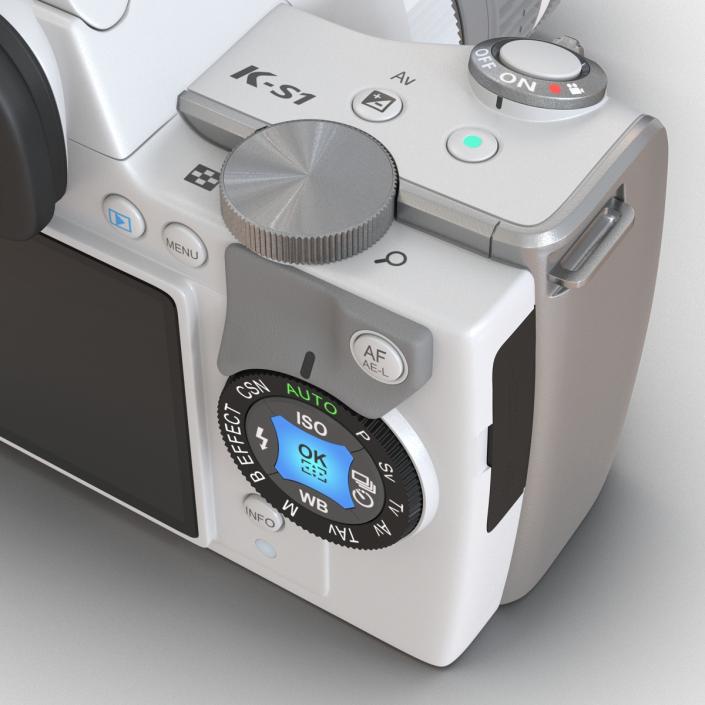 Pentax K-S1 White 3D