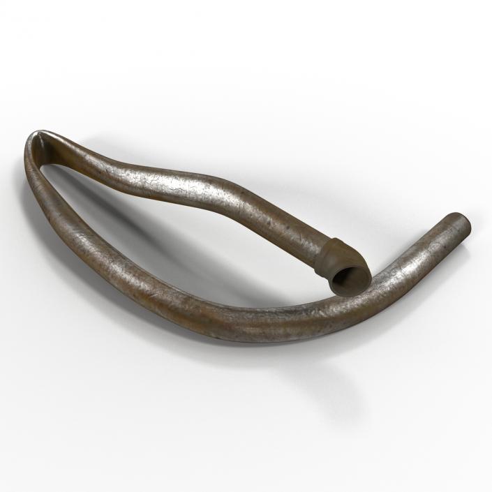 Broken Iron Pipe 13 3D model