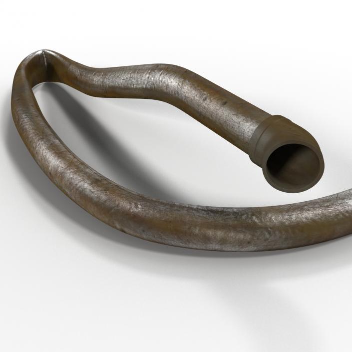 Broken Iron Pipe 13 3D model