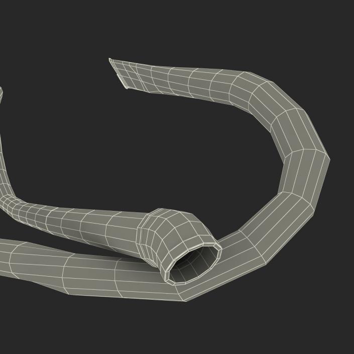 3D Iron Pipes Set with Elbow Attachment