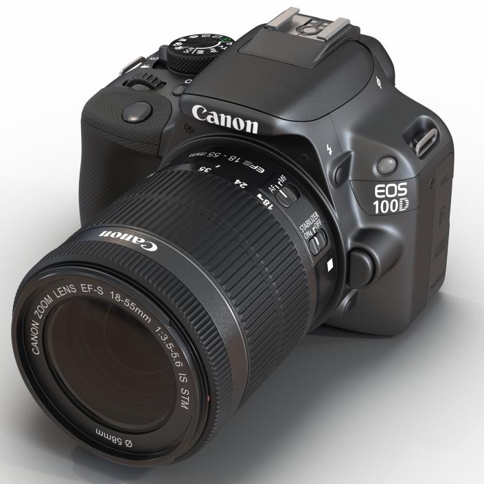 Canon EOS 100D 3D model