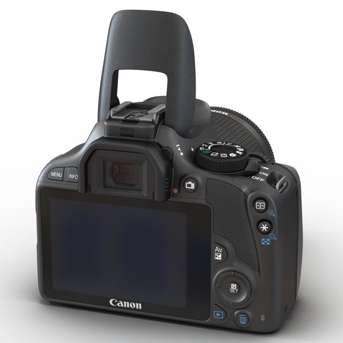 Canon EOS 100D 3D model