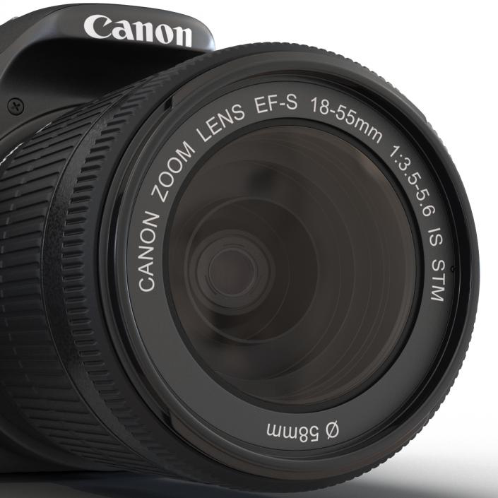 Canon EOS 100D 3D model