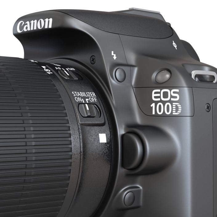 Canon EOS 100D 3D model