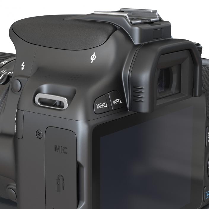 Canon EOS 100D 3D model