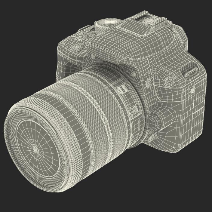 Canon EOS 100D 3D model