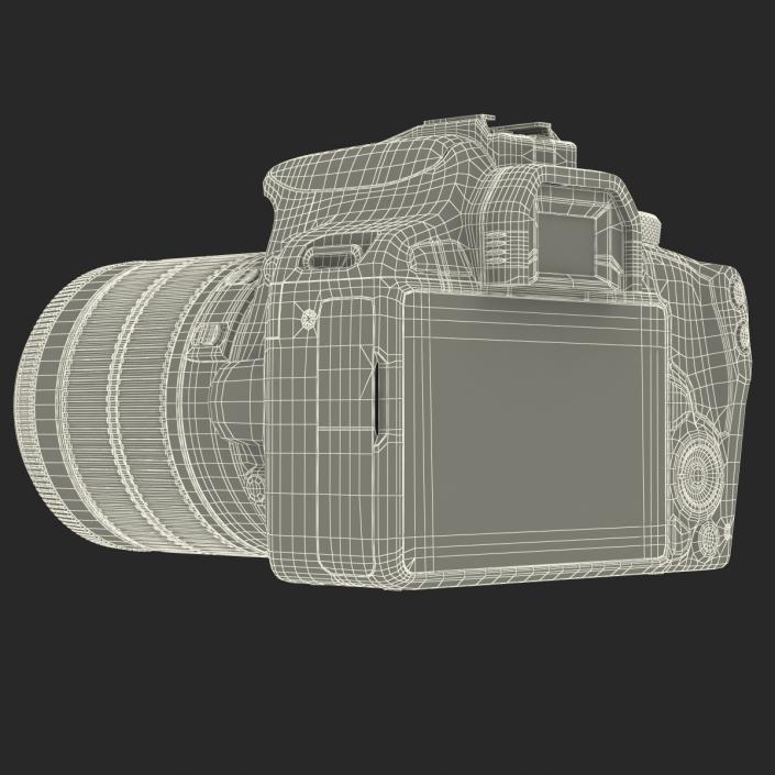 Canon EOS 100D 3D model