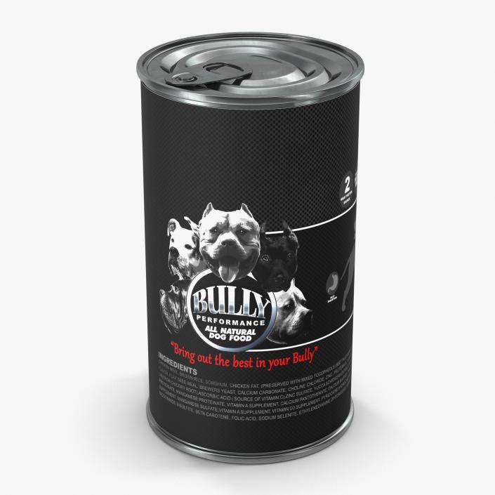 Dog Food Tin 3D