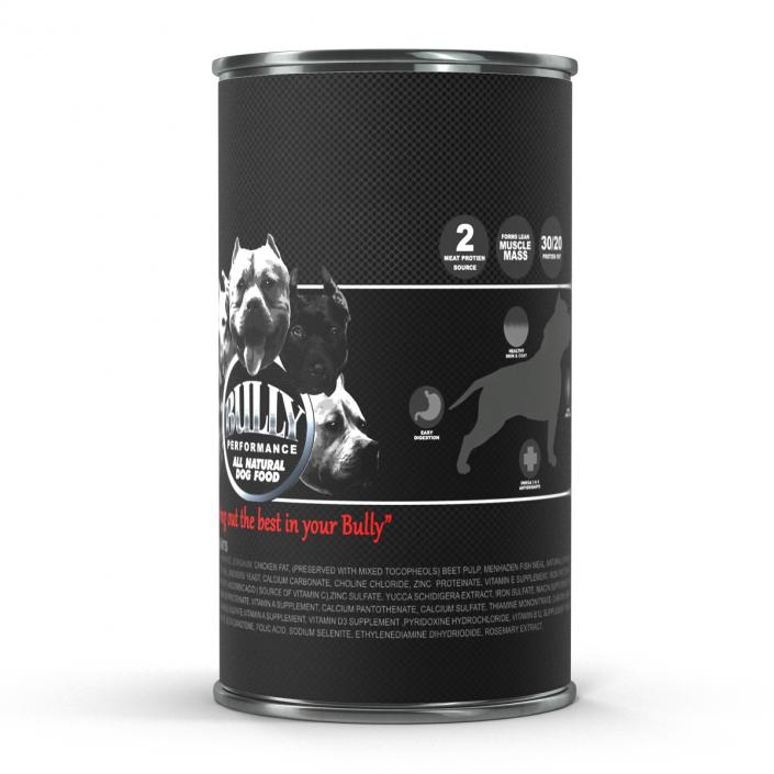 Dog Food Tin 3D