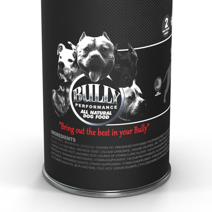 Dog Food Tin 3D