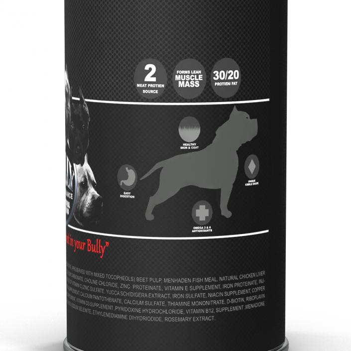 Dog Food Tin 3D