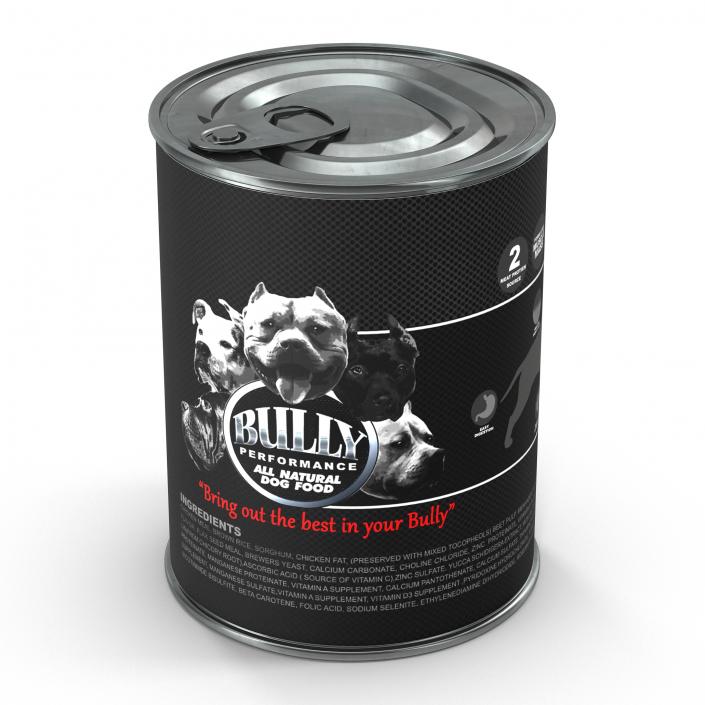 Dog Food Tin 3 3D model