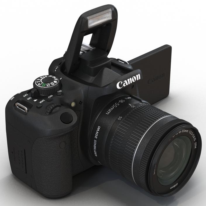 Canon EOS 750D 3D model