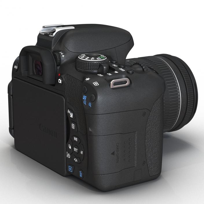 Canon EOS 750D 3D model