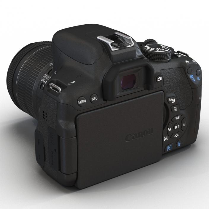 Canon EOS 750D 3D model