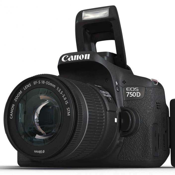 Canon EOS 750D 3D model