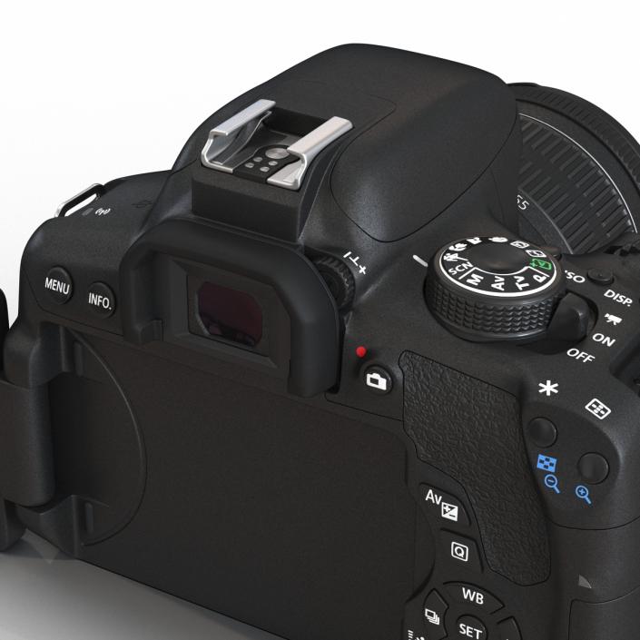 Canon EOS 750D 3D model