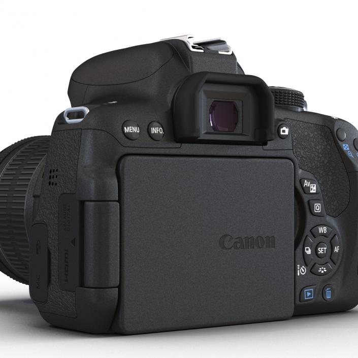 Canon EOS 750D 3D model