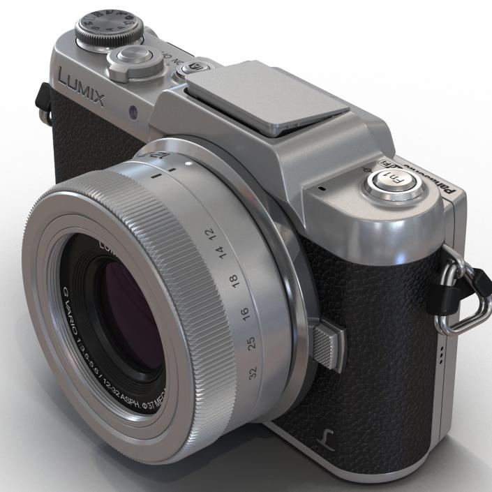 Panasonic DMC GF7 Rigged 3D model