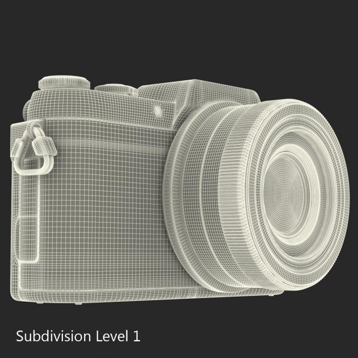 Panasonic DMC GF7 Rigged 3D model