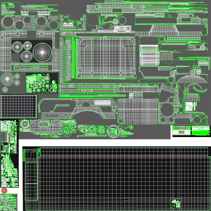 Panasonic DMC GF7 Rigged 3D model