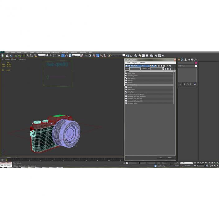 Panasonic DMC GF7 Rigged 3D model