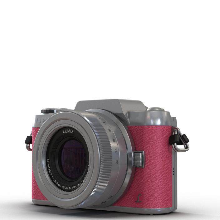 Panasonic DMC GF7 Rigged Pink 3D model