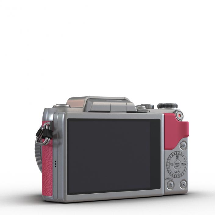 Panasonic DMC GF7 Rigged Pink 3D model