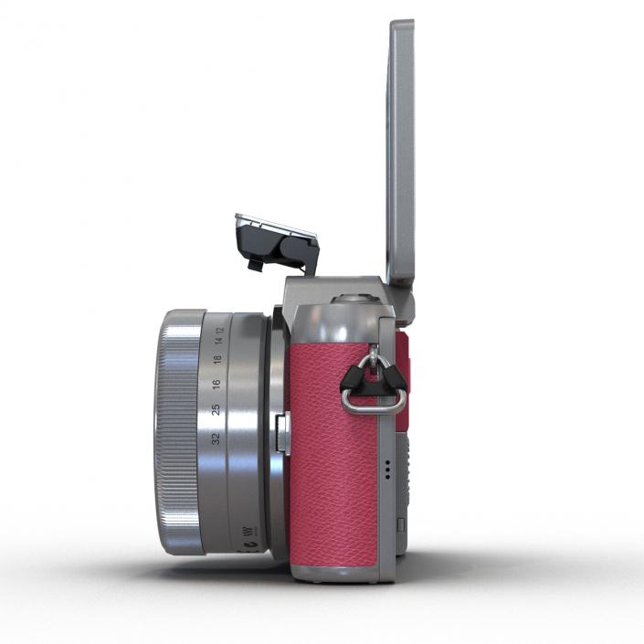 Panasonic DMC GF7 Rigged Pink 3D model