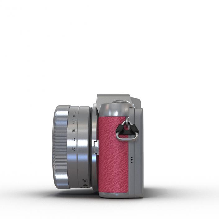 Panasonic DMC GF7 Rigged Pink 3D model