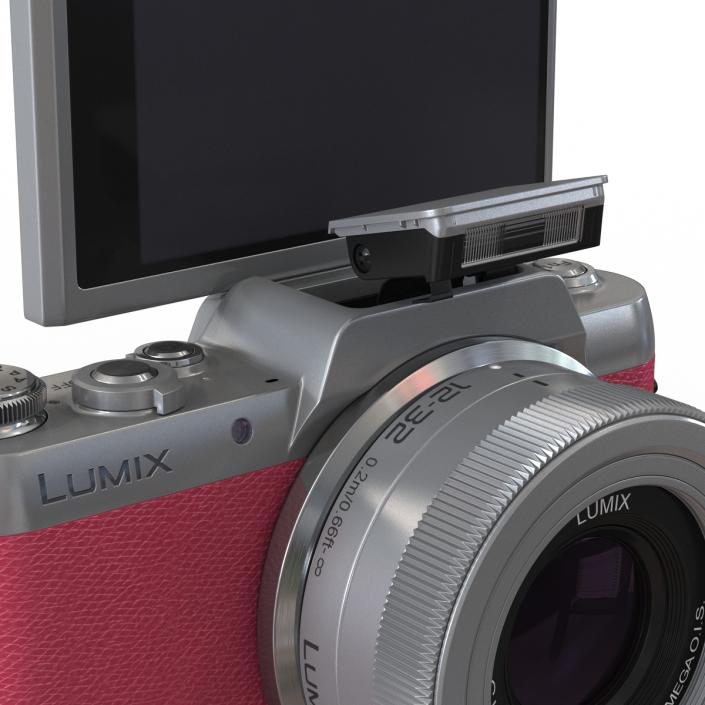 Panasonic DMC GF7 Rigged Pink 3D model