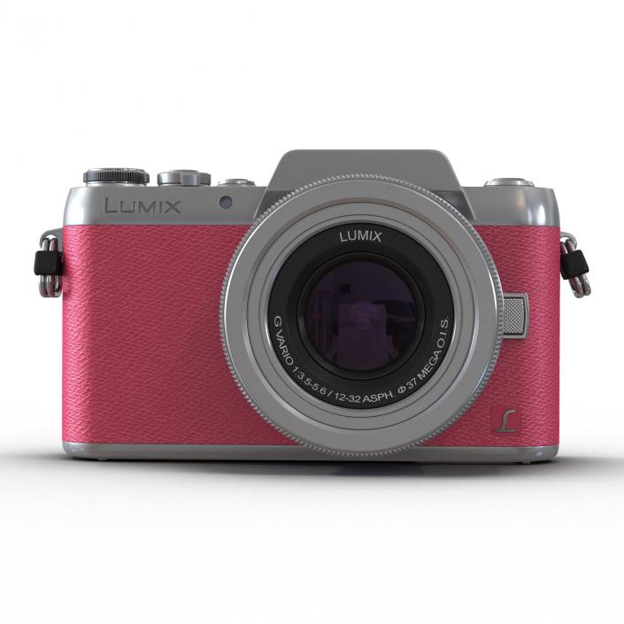 Panasonic DMC GF7 Rigged Pink 3D model