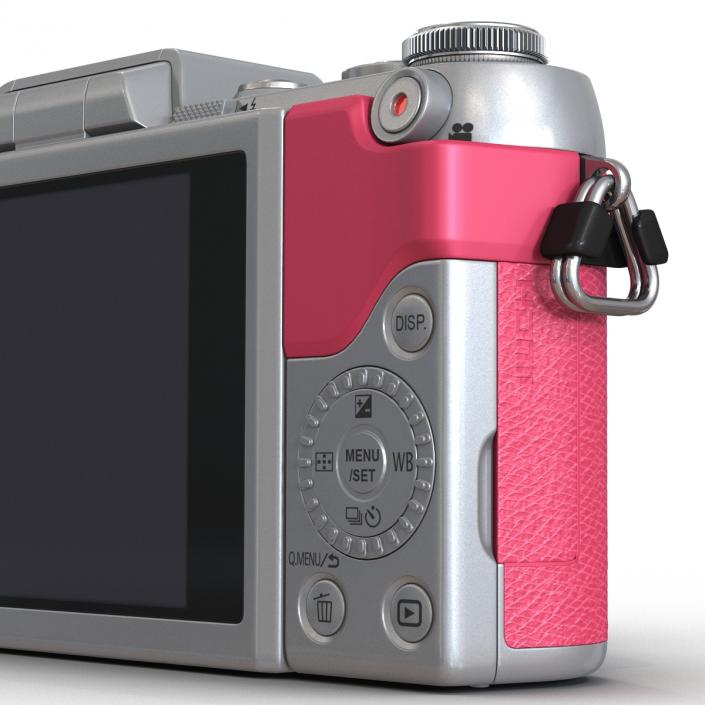 Panasonic DMC GF7 Rigged Pink 3D model