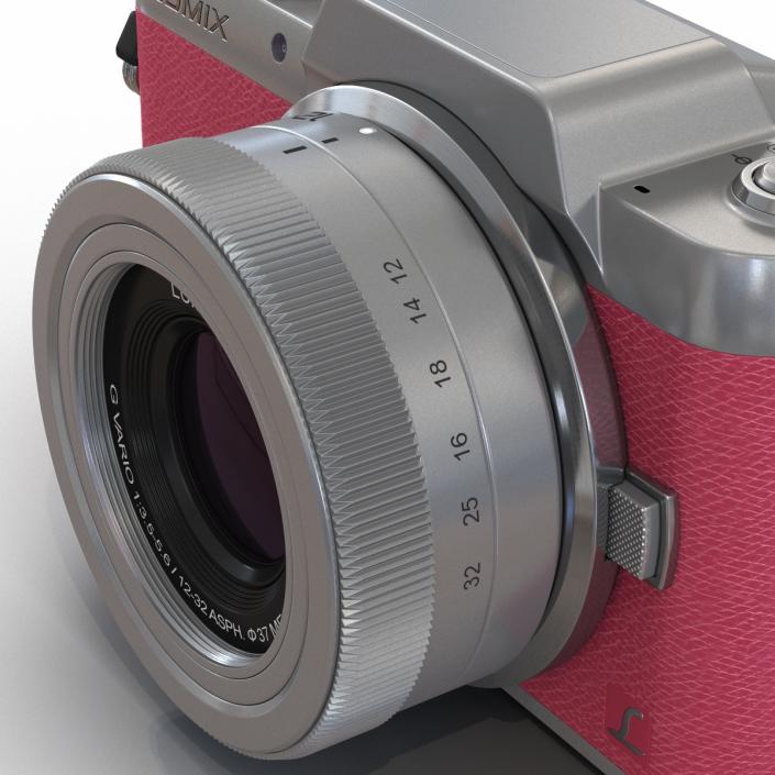 Panasonic DMC GF7 Rigged Pink 3D model