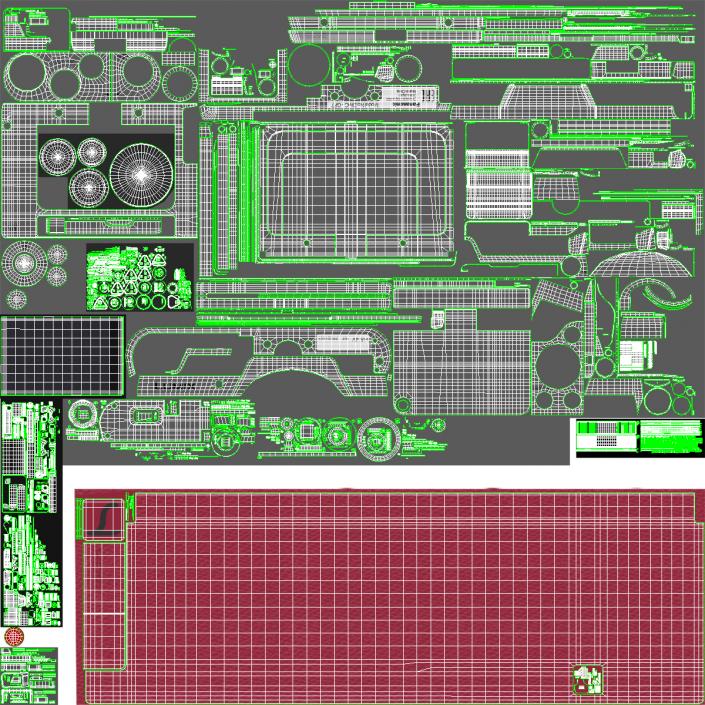 Panasonic DMC GF7 Rigged Pink 3D model