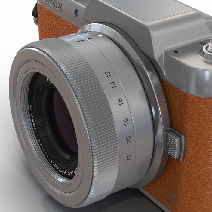 3D model Panasonic DMC GF7 Rigged Brown