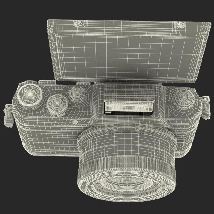 3D model Panasonic DMC GF7 Rigged Brown