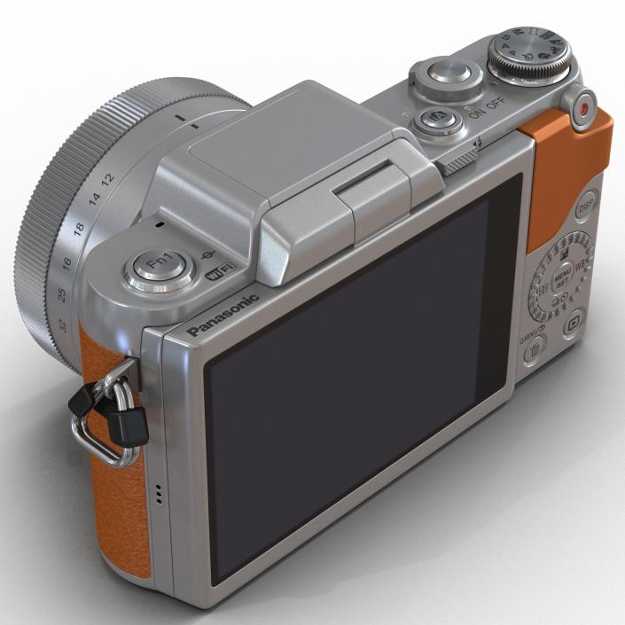 3D Panasonic DMC GF7 Brown model