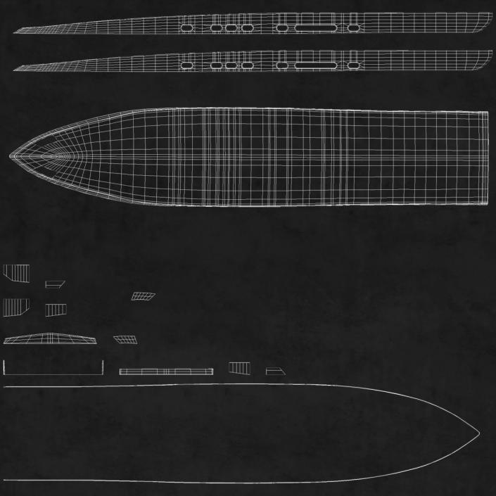 3D Motor Yacht 2 model