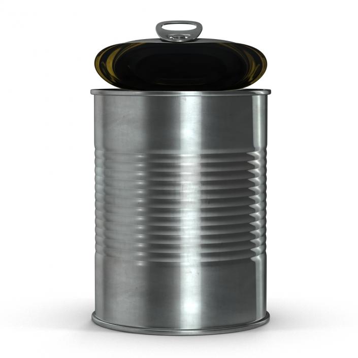 3D model Open Empty Tin Can 2