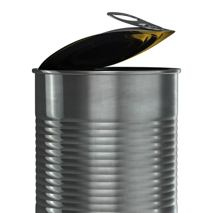 3D model Open Empty Tin Can 2