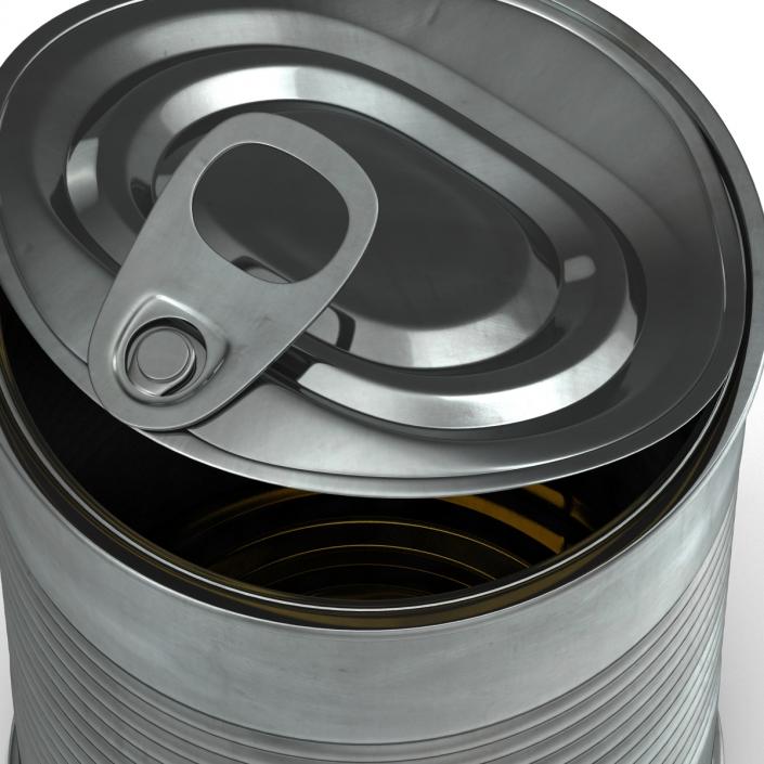 3D model Open Empty Tin Can 2