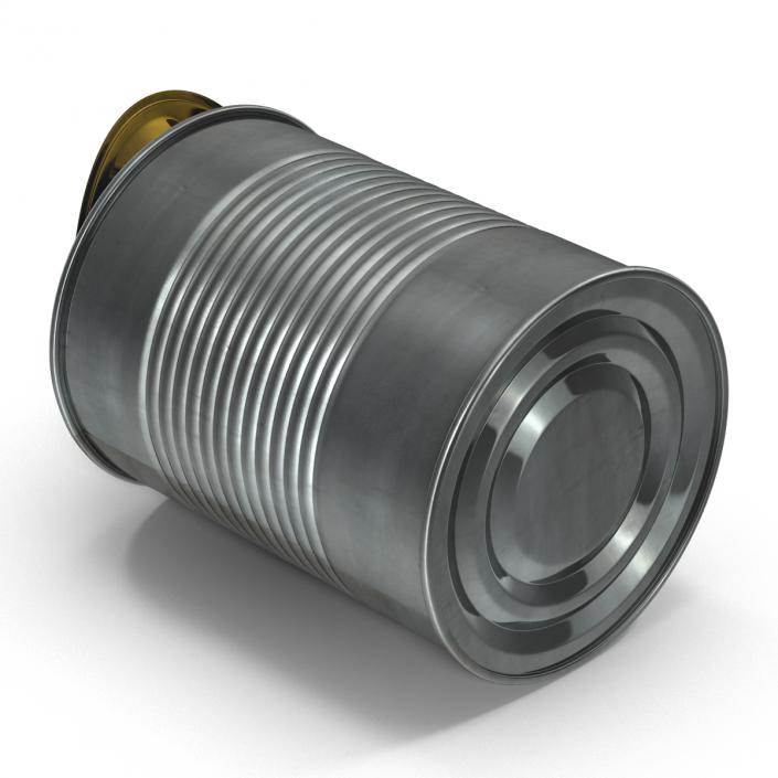 3D model Open Empty Tin Can 2